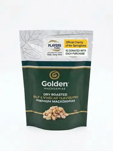 Salt & Vinegar Premium Macadamia Nuts 40g