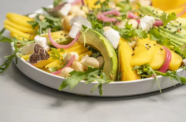 Mango & Avocado Salad with Macadamias